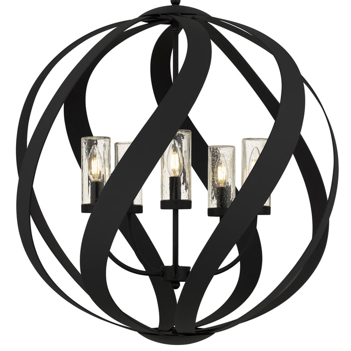 Quoizel - BMS2826EK - Five Light Pendant - Blacksmith - Earth Black