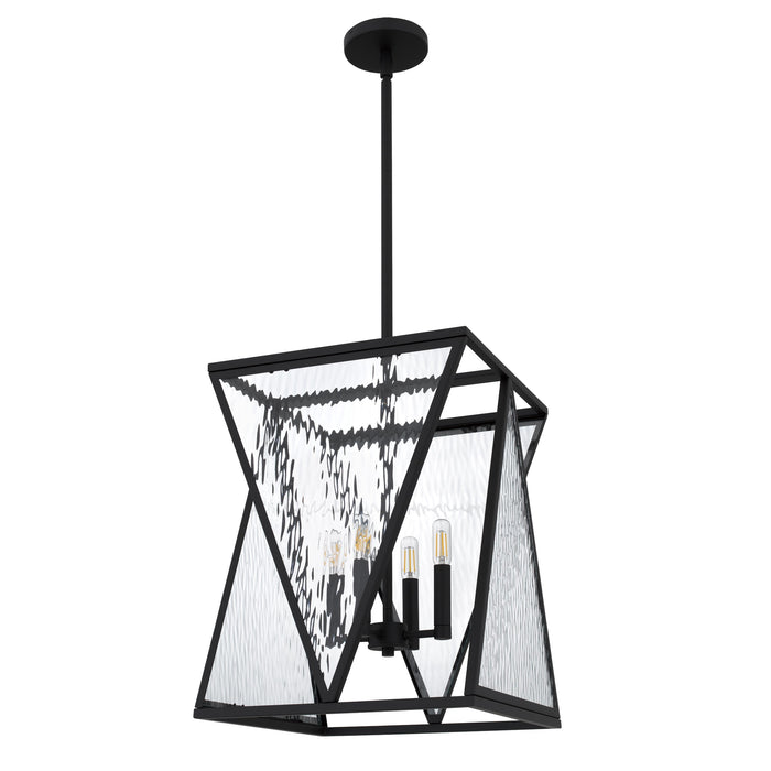 Quoizel - CLO1814MBK - Four Light Pendant - Clovis - Matte Black