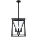 Quoizel - CLO1814MBK - Four Light Pendant - Clovis - Matte Black