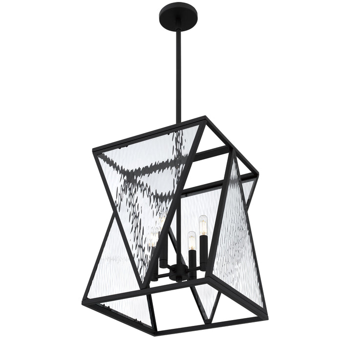 Quoizel - CLO1814MBK - Four Light Pendant - Clovis - Matte Black