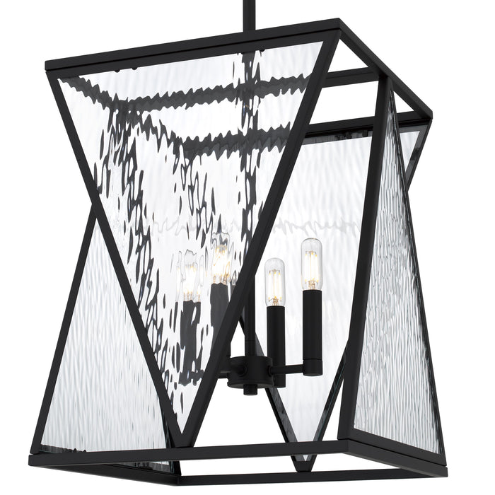 Quoizel - CLO1814MBK - Four Light Pendant - Clovis - Matte Black