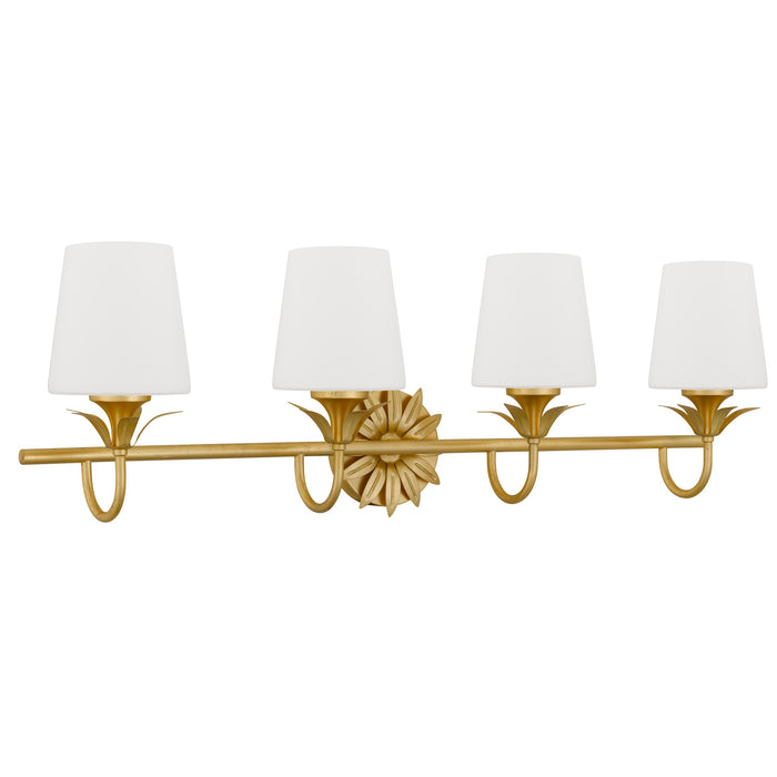 Quoizel - DOT8632GFL - Four Light Vanity - Dorothea - Gold Leaf