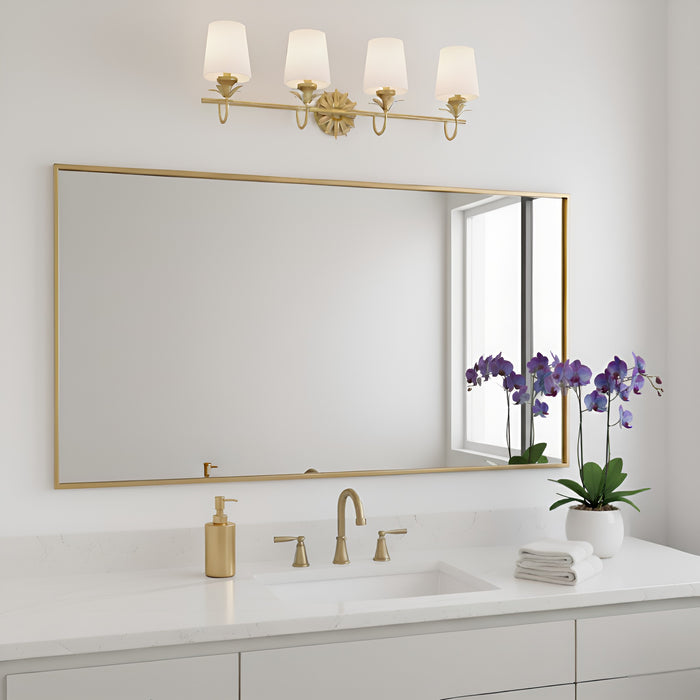 Quoizel - DOT8632GFL - Four Light Vanity - Dorothea - Gold Leaf