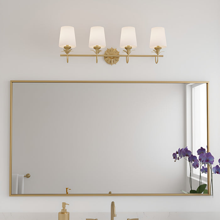 Quoizel - DOT8632GFL - Four Light Vanity - Dorothea - Gold Leaf