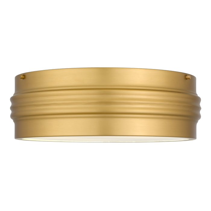Quoizel - EMM1616BRG - Three Light Flush Mount - Emmett - Brushed Gold