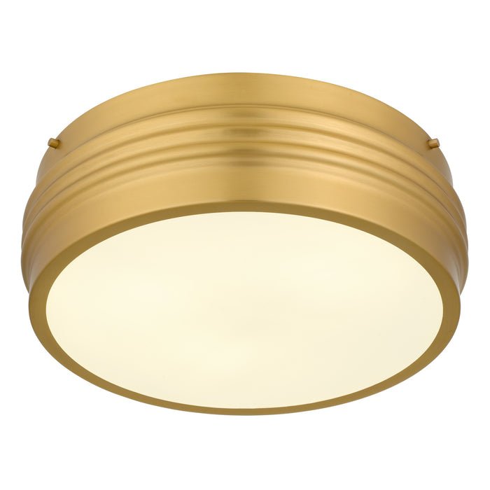 Quoizel - EMM1616BRG - Three Light Flush Mount - Emmett - Brushed Gold