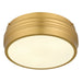 Quoizel - EMM1616BRG - Three Light Flush Mount - Emmett - Brushed Gold