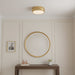 Quoizel - EMM1616BRG - Three Light Flush Mount - Emmett - Brushed Gold