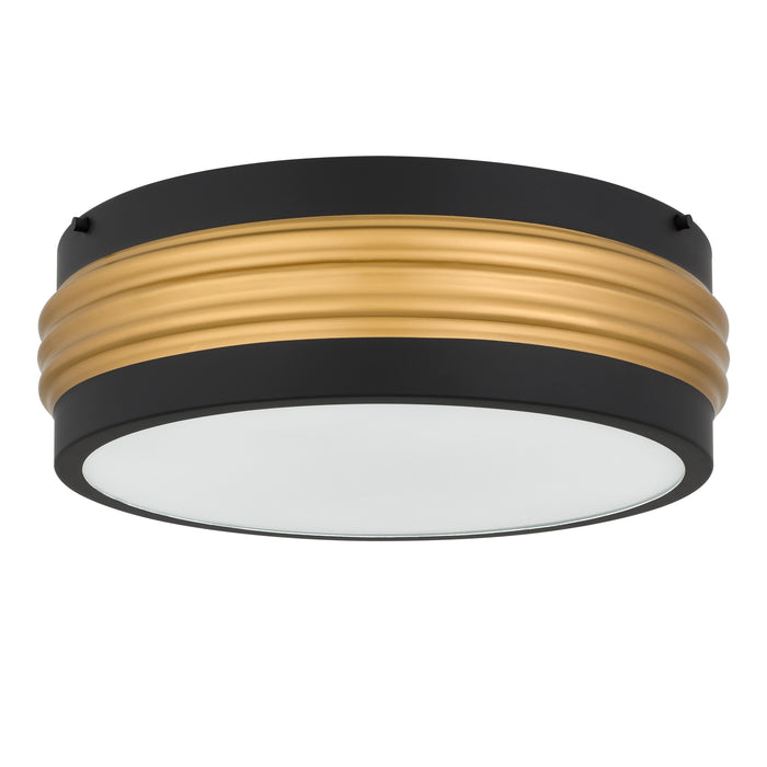 Quoizel - EMM1616MBK - Three Light Flush Mount - Emmett - Matte Black