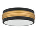 Quoizel - EMM1616MBK - Three Light Flush Mount - Emmett - Matte Black