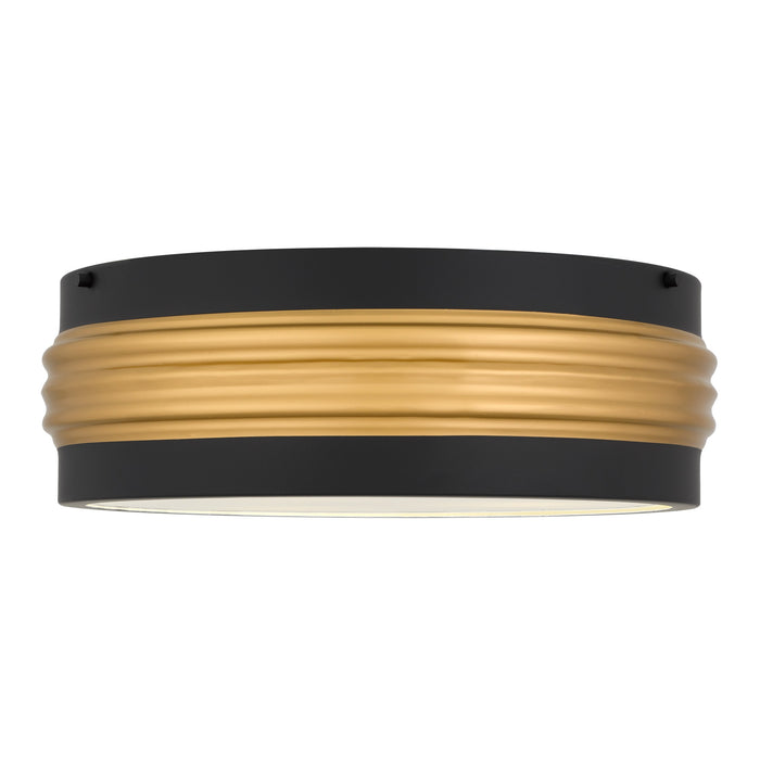 Quoizel - EMM1616MBK - Three Light Flush Mount - Emmett - Matte Black