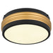 Quoizel - EMM1616MBK - Three Light Flush Mount - Emmett - Matte Black