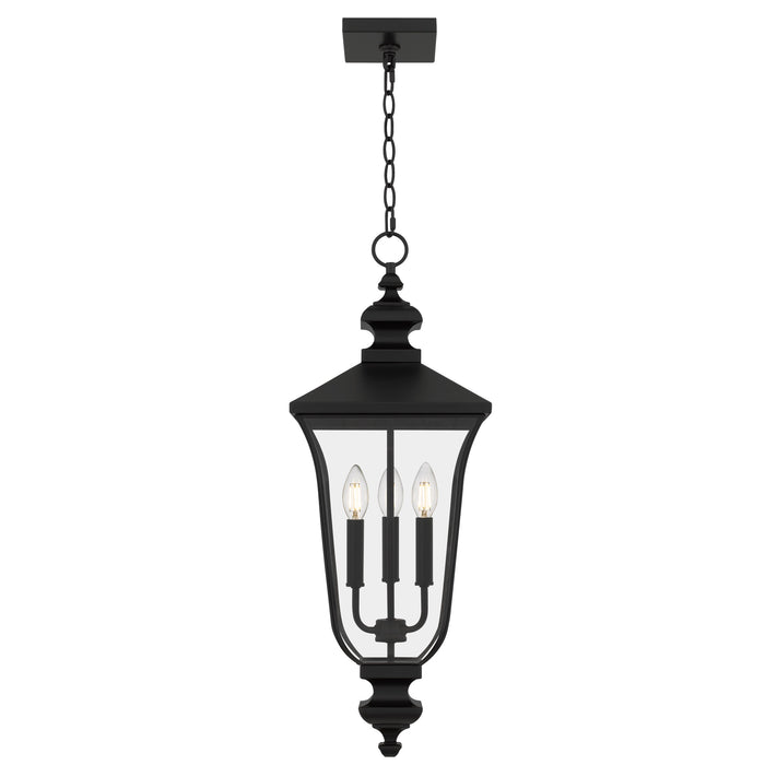 Quoizel - FARL1910MBK - Three Light Outdoor Hanging Lantern - Farley - Matte Black