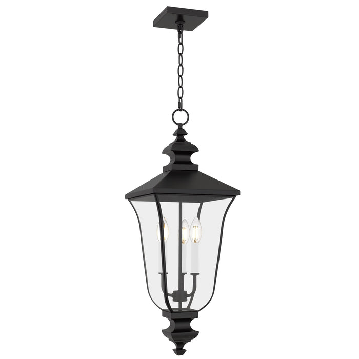 Quoizel - FARL1910MBK - Three Light Outdoor Hanging Lantern - Farley - Matte Black