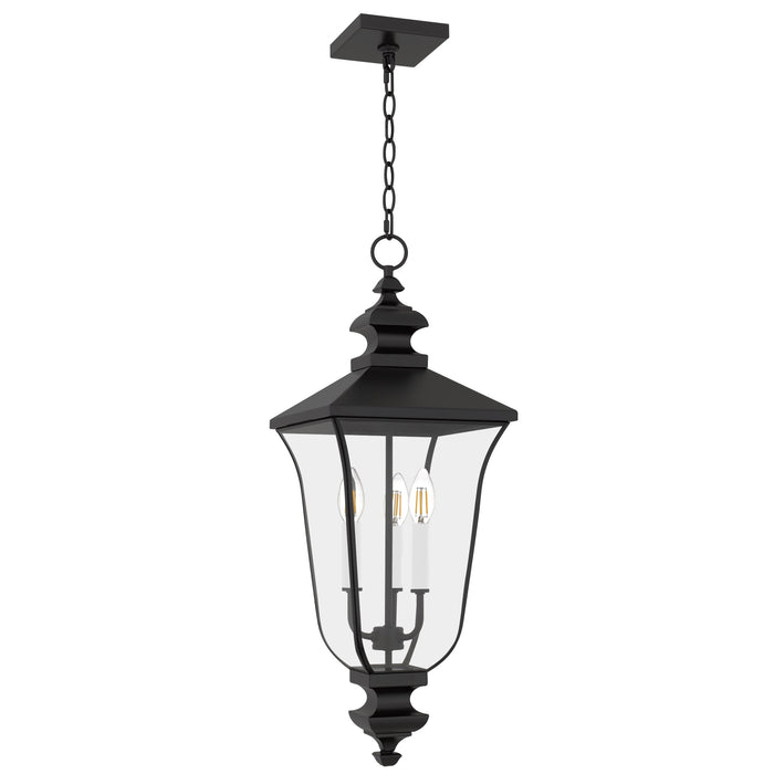 Quoizel - FARL1910MBK - Three Light Outdoor Hanging Lantern - Farley - Matte Black
