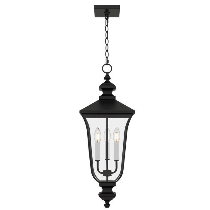 Quoizel - FARL1910MBK - Three Light Outdoor Hanging Lantern - Farley - Matte Black