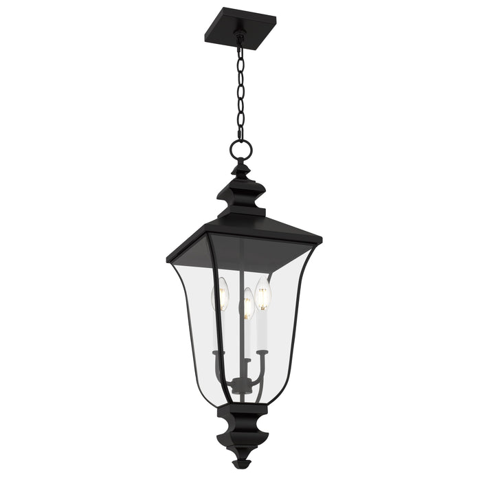 Quoizel - FARL1910MBK - Three Light Outdoor Hanging Lantern - Farley - Matte Black