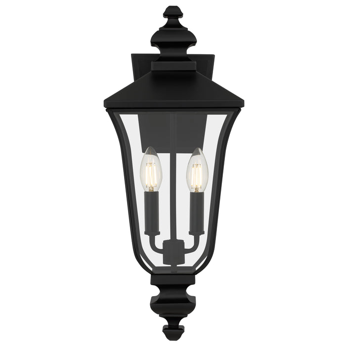 Quoizel - FARL8408MBK - Two Light Outdoor Wall Lantern - Farley - Matte Black