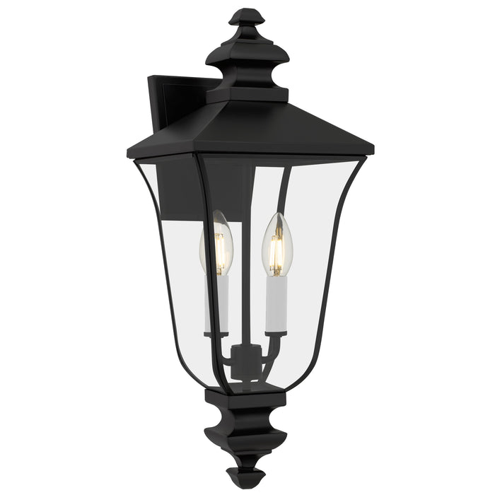 Quoizel - FARL8408MBK - Two Light Outdoor Wall Lantern - Farley - Matte Black