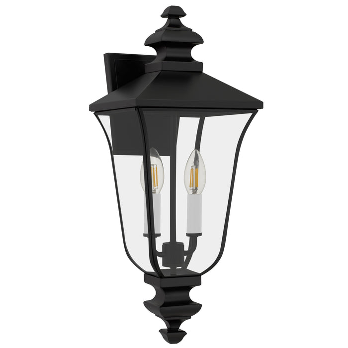 Quoizel - FARL8408MBK - Two Light Outdoor Wall Lantern - Farley - Matte Black