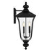 Quoizel - FARL8410MBK - Three Light Outdoor Wall Lantern - Farley - Matte Black
