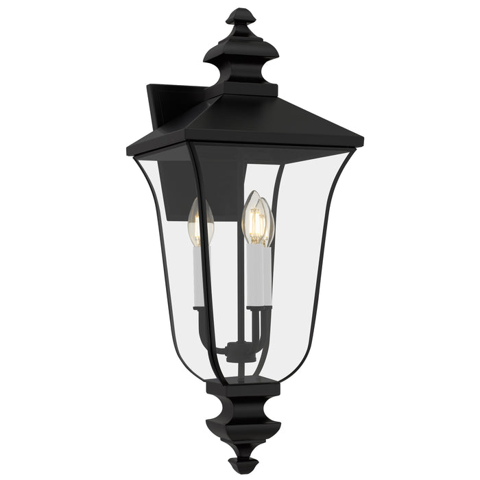 Quoizel - FARL8410MBK - Three Light Outdoor Wall Lantern - Farley - Matte Black