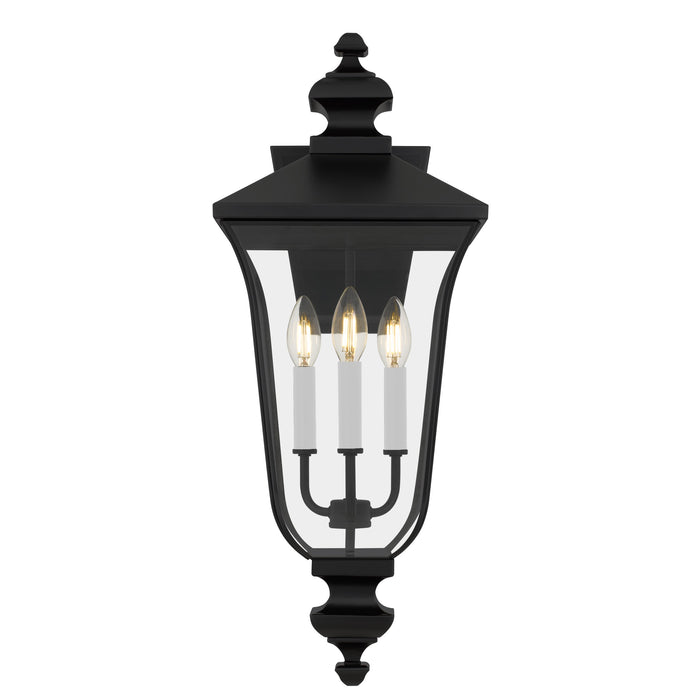 Quoizel - FARL8410MBK - Three Light Outdoor Wall Lantern - Farley - Matte Black