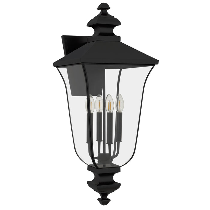 Quoizel - FARL8412MBK - Four Light Outdoor Wall Lantern - Farley - Matte Black