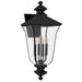 Quoizel - FARL8412MBK - Four Light Outdoor Wall Lantern - Farley - Matte Black