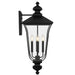 Quoizel - FARL8412MBK - Four Light Outdoor Wall Lantern - Farley - Matte Black