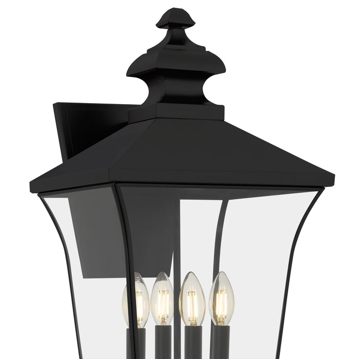 Quoizel - FARL8412MBK - Four Light Outdoor Wall Lantern - Farley - Matte Black