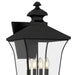 Quoizel - FARL8412MBK - Four Light Outdoor Wall Lantern - Farley - Matte Black