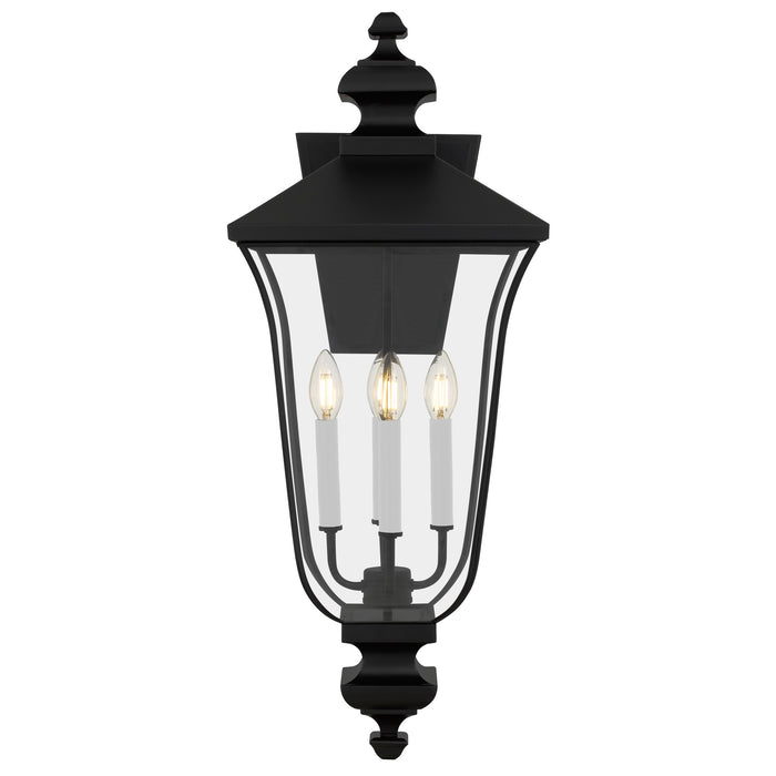 Quoizel - FARL8412MBK - Four Light Outdoor Wall Lantern - Farley - Matte Black