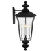 Quoizel - FARL8412MBK - Four Light Outdoor Wall Lantern - Farley - Matte Black