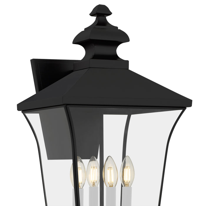 Quoizel - FARL8412MBK - Four Light Outdoor Wall Lantern - Farley - Matte Black