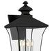 Quoizel - FARL8412MBK - Four Light Outdoor Wall Lantern - Farley - Matte Black