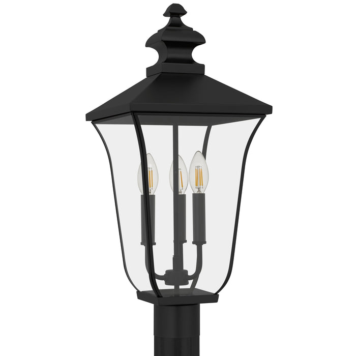 Quoizel - FARL9010MBK - Three Light Outdoor Post Lantern - Farley - Matte Black