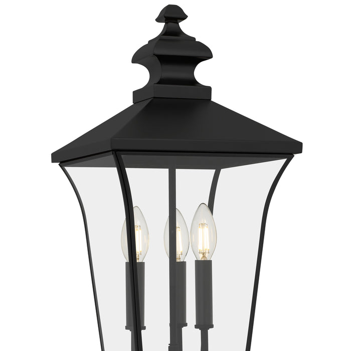 Quoizel - FARL9010MBK - Three Light Outdoor Post Lantern - Farley - Matte Black