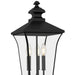 Quoizel - FARL9010MBK - Three Light Outdoor Post Lantern - Farley - Matte Black