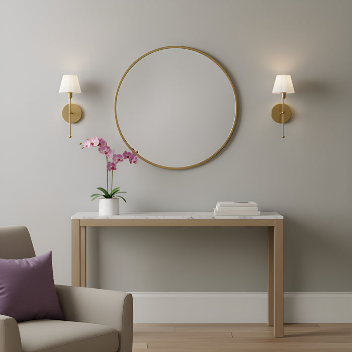 Quoizel - IRE8705BRG - One Light Wall Sconce - Irena - Brushed Gold