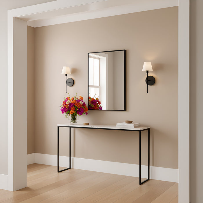 Quoizel - IRE8705MBK - One Light Wall Sconce - Irena - Matte Black