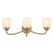 Quoizel - JACO8624BGD - Three Light Vanity - Jacobs - Bronze Gold