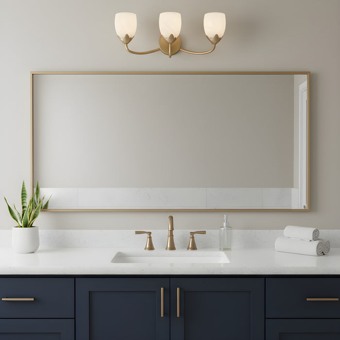 Quoizel - JACO8624BGD - Three Light Vanity - Jacobs - Bronze Gold