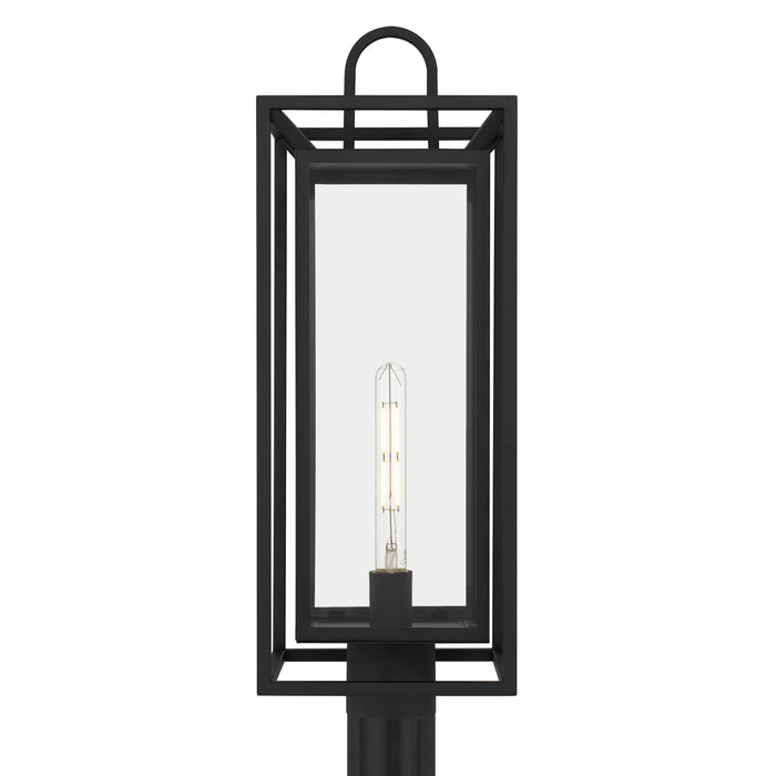 Quoizel - JAY9009MBK - One Light Outdoor Post Lantern - Jayce - Matte Black
