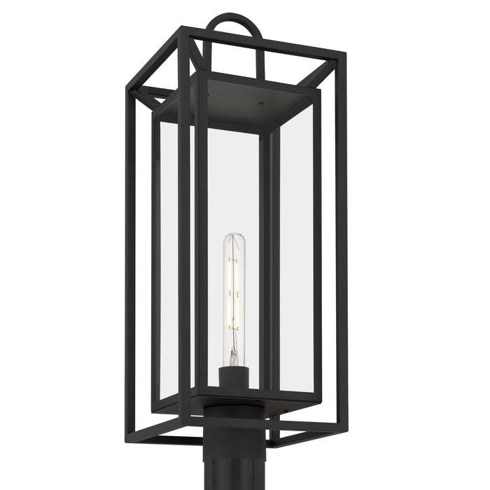 Quoizel - JAY9009MBK - One Light Outdoor Post Lantern - Jayce - Matte Black