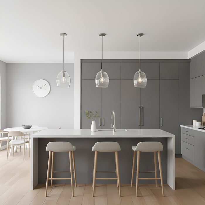 Quoizel - LCY1810BN - One Light Mini Pendant - Lucy - Brushed Nickel