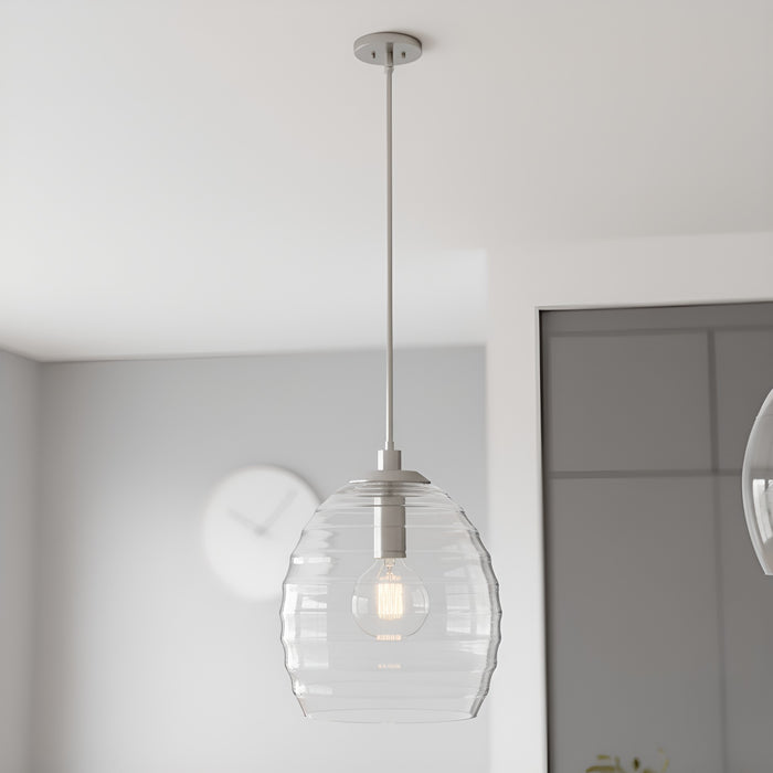 Quoizel - LCY1810BN - One Light Mini Pendant - Lucy - Brushed Nickel