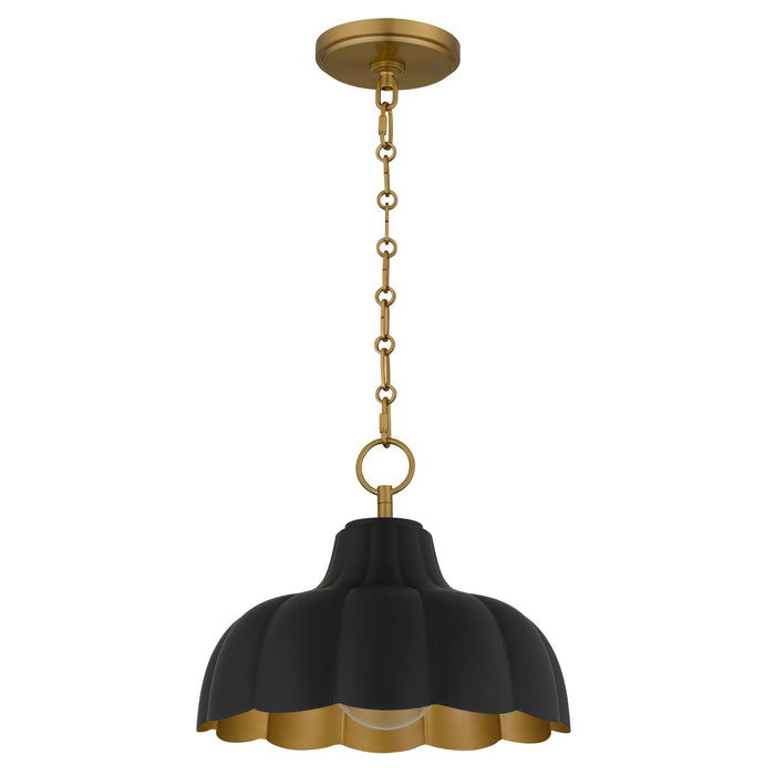 Quoizel - LEA1812MBK - One Light Pendant - Leanne - Matte Black