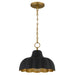 Quoizel - LEA1812MBK - One Light Pendant - Leanne - Matte Black