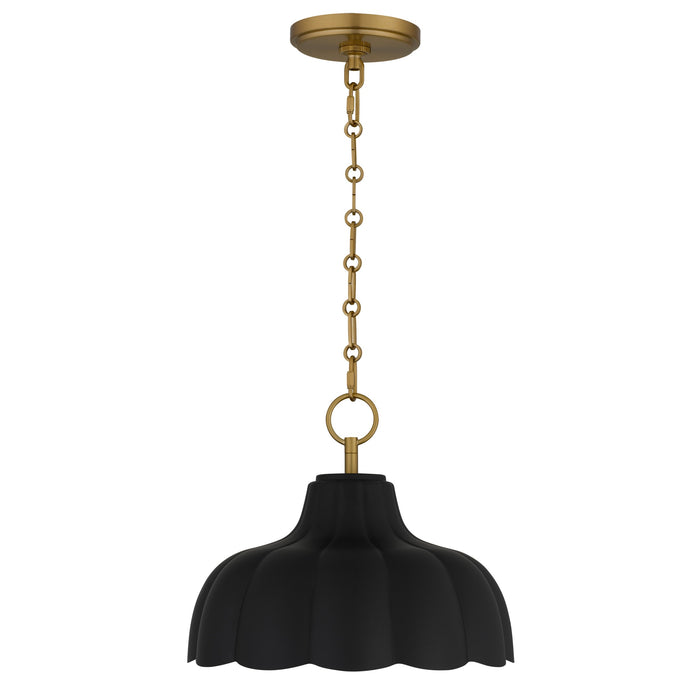 Quoizel - LEA1812MBK - One Light Pendant - Leanne - Matte Black